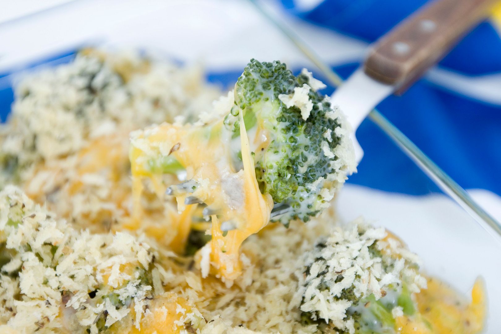 Food Makes Me Happy Creamy Broccoli Bake Using Cheddar and Cream of